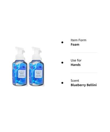 Bath & Body Works Blueberry Bellini Gentle Foaming Hand Soap 8.75oz 2-Pack - Blueberry Bellini Scent - Buy Online on GoSupps.com