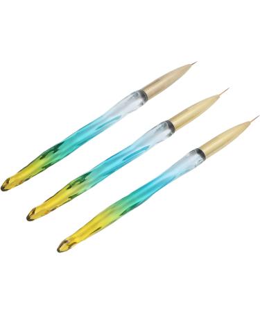 Ultra Fine Nail Art Brushes Set Nail Painting Pen Comfortable Handle Multi Purpose DIY Nail Art Tools Brushes Included Nail Pen for UV Gel Nail Extensions Nail Painting - Buy Online on GoSupps.com