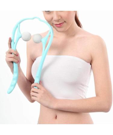 Self-Massage Device by Healifty - Trigger Point Relief for Neck Shoulders Knees & Feet | Sky Blue Manual Massager for Pain Relief - Buy Online on GoSupps.com