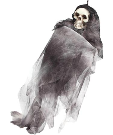 Spooky Skull Doll Halloween Decoration | Scary Hanging Ornaments & Skeleton Decor - Perfect for Outdoor & Indoor Halloween Fun - Buy Online on GoSupps.com