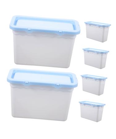 Zerodeko 18 pcs with Laundry Canister Booster Dry Dryer Lids Softener Deodorizer Clothes Case Detergent White Washing Powder Pins Sea Room Plastic Lid Scent Ing Container Salt