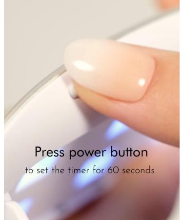 Moyou London LED & UV Light for Gel Nails - Compact 6W Nail Lamp with USB Power Cable - Pink Rose - Buy Online on GoSupps.com