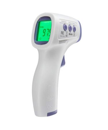 HoMedics Non-Contact Infrared Forehead Thermometer, Fast Accurate Results, High-Fever Alert with 4-in-1 Readings