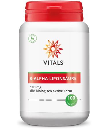 Vital-R Alpha Lipoic Acid 100mg - 100 Capsules | Bio-Enhanced Sodium-R-Lipoate for Optimal Absorption - Buy Online on GoSupps.com
