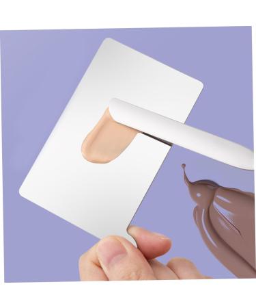 Buy 2-in-1 Mirror Palette for Color Mixing - Ideal Makeup & Nail Mixing Tray for Foundation & Cosmetics - International Shipping Available - Buy Online on GoSupps.com