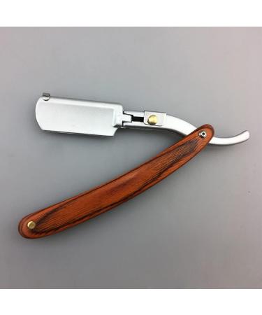 Fomiyes Portable Razor - Manual Straight Blade Shaver for Men | Metal & Bamboo Beard Grooming Tool - Buy Online on GoSupps.com