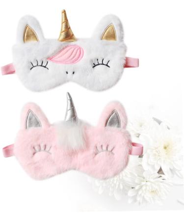 FRCOLOR 2pcs Cartoon Eye Masks & Lace Gloves - Plush Sleeping Eye Covers & Night Blindfolds for Parties | Sweet Work Clothing - Buy Online on GoSupps.com