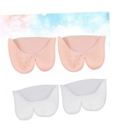 2 Pairs Gel Big Toe Caps - Soft Protective Toe Covers for Shoe Comfort and Pointe Cushion Support - Buy Online on GoSupps.com