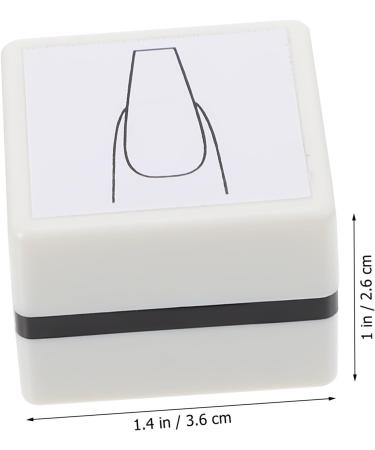 Ipetboom Nail Practice Stamp Female Manicure Practice Tool Nail Art Salon Practice Supply Manicure Accessory Painting Practicing Stamper Manicure Stamper Compact Stamper Plastic Mold White 3.6x3.6cm White - Buy Online on GoSupps.com