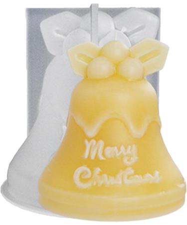 ISCORK Silicone Molds Handmade 3D Silicone Mold with Snowman 3D Ornaments Mold Creative and Tear-Resistant for Jelly DIY Crafts Cake Christmas Bells - Buy Online on GoSupps.com