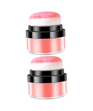 Didiseaon Didiseaon 2Pcs Oil Control Cushion Blush Blush Makeup Blush Cushion Makeup Blush Pink Cushion Korean Blush For Face Makeup Makeup Loose Pink