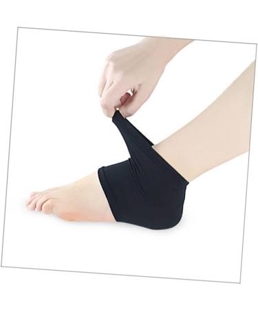 VINTORKY Foot Sock Heel moisturizing Sock Dry feet Socks Heel Protectors for high Heel Shoes Black Heel spa Socks Cracked Heel Socks Heel Sleeves for Cracked Heels Black Gel Damping Insole - Buy Online on GoSupps.com