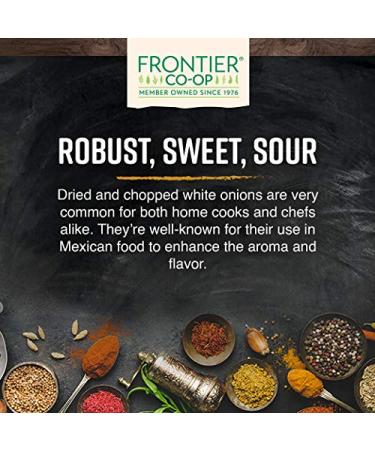 Buy Frontier Natural Products Chopped White Onion 16 oz - Premium Quality Flavor - Buy Online on GoSupps.com