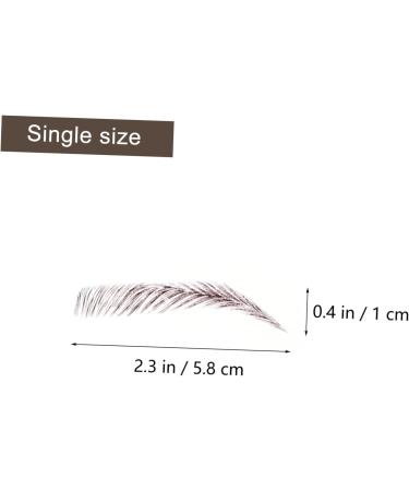 Didiseaon 18pcs Eyebrow Stickers Makeup Stickers 4d Peel off Imitation Eyebrow Tattoos Tool Semi-permanent 3d - Buy Online on GoSupps.com