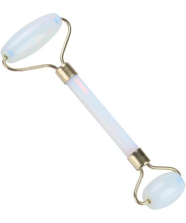 Verdant Touch Artificial Jade Roller - Double Head Face & Eye Massager | Anti-Aging Beauty Tool - Buy Online on GoSupps.com