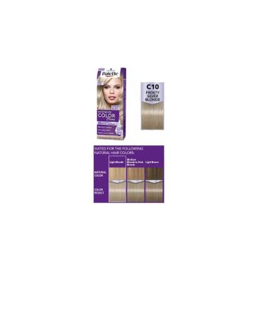 Buy PALETTE Intensive Color Creme Hair Colorant C10 Frosty Silver Blond - Long-Lasting Vibrant Hair Color | International Shipping Available - Buy Online on GoSupps.com
