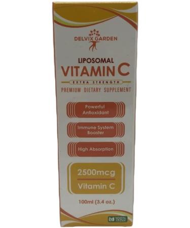 Delvix Garden Liposomal Vitamin C Drops 120ml - Premium High Potency Liquid for Adults & Kids | Advanced Absorption Technology - Buy Online on GoSupps.com