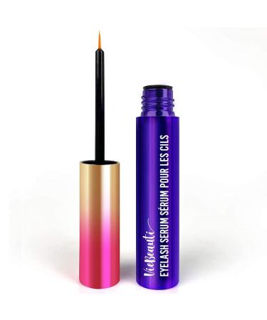 Premium Eyelash Growth Serum and Eyebrow Enhancer by VieBeauti Lash boost Serum for Longer Fuller Thicker Lashes & Brows (3ML) Multicolor