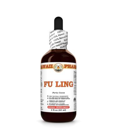 Fu Ling (Poria Cocos) Dry Sclerotia Tincture, Made in Hawaii, All Natural, Vegan, Pure Liquid Extract - 2 fl.oz 2 Fl Oz (Pack of 1)