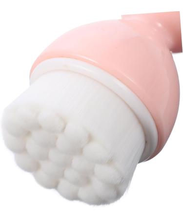 Didiseaon 1pc Cleansing Brush Face Scruber Facial Washing Brush Mineral Powder Foundation Face Brush Facial Cleaning Pad Face Scrubbers Liquid Plastic Abs Washbasin Pink Handheld - Buy Online on GoSupps.com