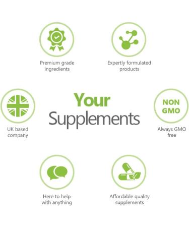 100% Pure British Pharmaceutical Grade Vitamin C Powder 500g - Non-GMO Ascorbic Acid with Scoop | Pack of 1 - Buy Online on GoSupps.com
