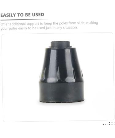 Healeeved 6-Pack Slipproof Crutch Tips | Rubber Trekking Stick Accessories for Hiking & Travel - Buy Online on GoSupps.com