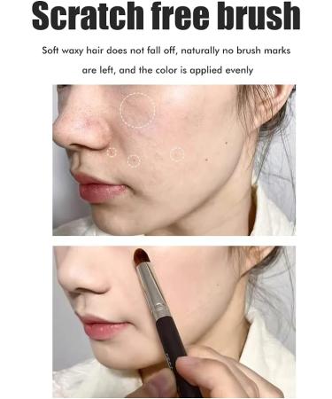 Makeup Brush Concealer Brush for Covering Dark Circles and Marks Face Beauty Tool Concealer Stippling Blurring Buffing Face Blending Base Makeup Brush - Buy Online on GoSupps.com