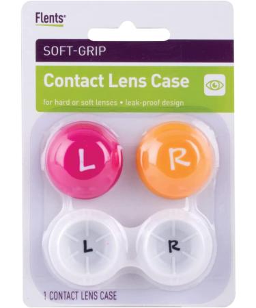 Flents Soft Grip Contact Lens Case - Assorted Colors - 1 Count - Buy Online on GoSupps.com