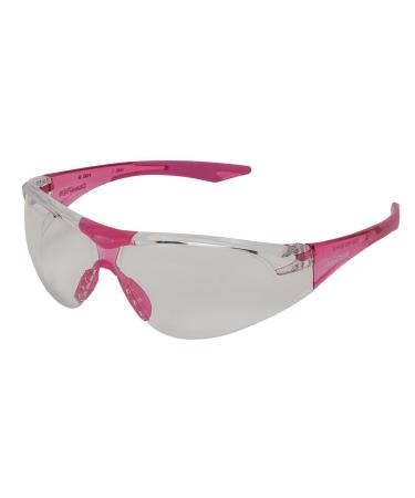 Champion Traps and Targets Shooting Glasses Youth Clear Glasses - Pink Temples(Ballistic)