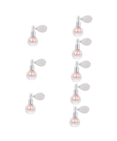 NOLITOY 8 Pcs Body Air Bag Powder Decor Glitter Highlighter Pens Bottle for Highlighter Glass Vintage Miss Pinkx8pcs mediumx8pcs