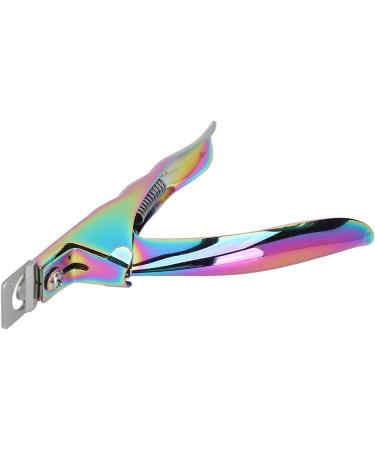 Nail Tip Clipper Portable Nail Tip Cutter U Shape Wide Application for Salon (Blue) - Buy Online on GoSupps.com