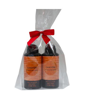 Bath & Body Works Men's Collection Deodorizing Body Spray - CANYON - Gift Pack for Holiday - Lot of 2 - Buy Online on GoSupps.com
