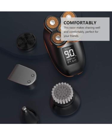 1 Pc Multifunctional Electric Razor Beard Trimmer - 5 Head Rotary Shaver for Men | Ideal Grooming Tool for Beard & Body - Buy Online on GoSupps.com