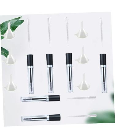 VINTORKY 2 18pcs Mascara Tube 10ml Empty Tube Funnel Dropper Eyebrow Applicator Bottle Liner Tube Black - Buy Online on GoSupps.com