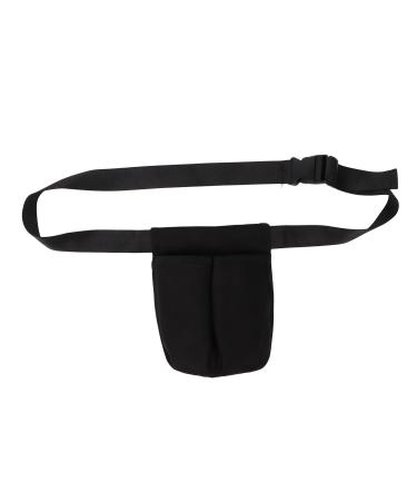 Adjustable double oil-spa dispenser holder massage bottle holster prevents the dual massage holster belt robust oxford fabric massage oil hip bag for hanging for