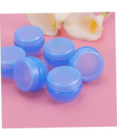 Beaupretty Travel empty plastic jar empty clear plastic sample containers small cosmetic sample containers 20g cosmetic containers make up container jar Mini Plastic Jars vial travel Cream Blue medium - Buy Online on GoSupps.com