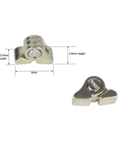 10 Sets of 2.5mm Eyeglass Hinges - Essential Eyeglass Hinge Repair & Replacement Accessories | International Shipping Available - Buy Online on GoSupps.com