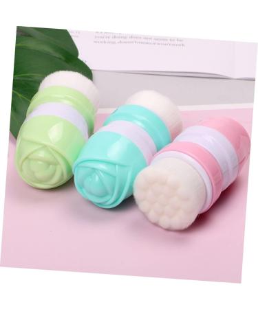 IWOWHERO 1pc Face Brush Cleansing Facial Brush Blackhead Scrubber Manual Facial Brush Facial Cleansing Brush Face Cleaning Brush Deep Cleaning Brush Makeup Brush Miss Fiber Wool Simple 11x8cm Green - Buy Online on GoSupps.com
