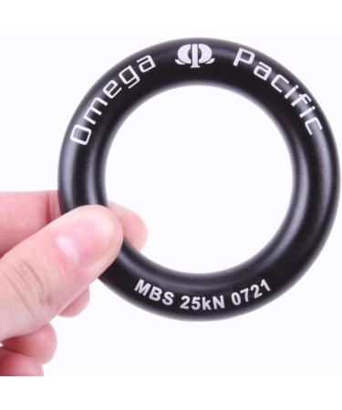 Omega Pacific Rappel Ring - Solid Seamless Design Yields an Incredible Breaking Strength of 25kN Small - Buy Online on GoSupps.com