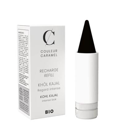 Couleur Caramel - Recharge Kh l kajal Bio & Vegan (15- Noir) noir 15- Noir 1 unit (Lot de 1)