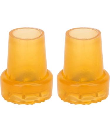 Crutch Covers Pads Wear Resistant Crutch Feet Pads Thickened Rubber 2 PCS 360 Degree Rotatable for Indoor for Canes for Outdoor (Orange) - Buy Online on GoSupps.com