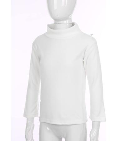 zdhoor Kids Thermal Mock Turtleneck Shirt - White - Size 5-6 Years - Buy Online on GoSupps.com