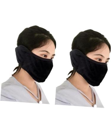 MAGICLULU Cotton Winter Face Mask - 2 Pack Muffle Masks for Cold Weather & Outdoor Protection - Buy Online on GoSupps.com