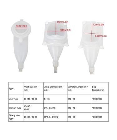 Portable Silicone Condom Catheter & Urine Collector for Men & Women Self-Catheterization Solutions for Elderly - Buy Online on GoSupps.com