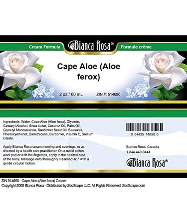 Buy Cape Aloe Cream (Aloe ferox) - 2 oz | Natural Moisturizer for Healthy Skin | International Shipping Available - Buy Online on GoSupps.com