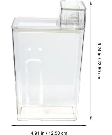 Cabilock 3pcs Laundry Storage Box Laundry Soap Container Food Storage Containers Pantry Storage Glass Rice Dispenser Refillable Lotion Holder The Pet Travel Softener High Capacity 23.5X12.5CMx3pcs Transparentx3pcs - Buy Online on GoSupps.com