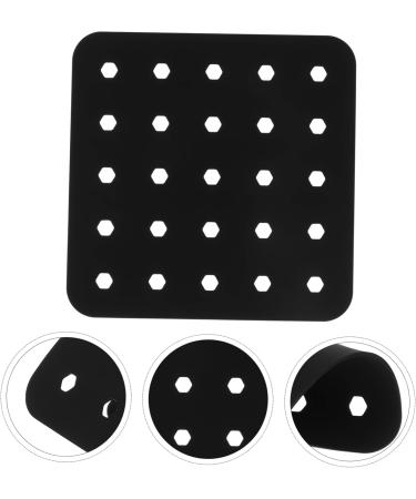 Alipis 1pc Air Fryer Pad Airfryer Air Fryers Round Baking Pan Reusable Kitchen Supply Placemat Food Grade 19X19X0.2cm Black - Buy Online on GoSupps.com