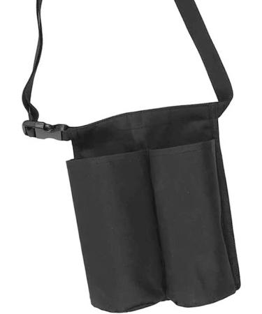 Perfk Massage Bottle Bag - Adjustable Length Oil & Lotion Case with 2 Pockets | Portable Waist Double Bottle for Massage Therapy - Buy Online on GoSupps.com