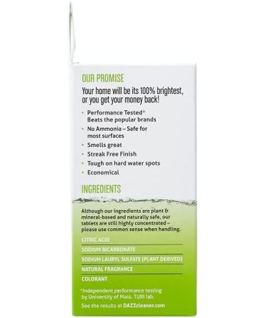 DAZZ Natural Cleaning Tablets - All-Purpose Cleaner Refill (4x32oz) - Eco-Friendly & Easy Use - Buy Online on GoSupps.com