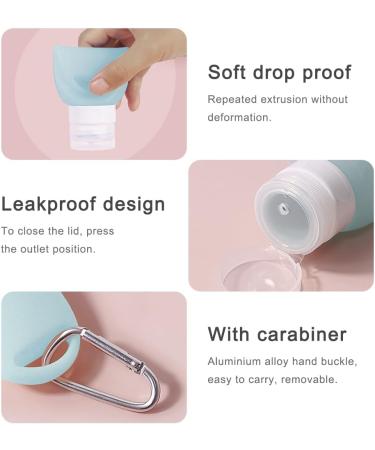 Divono 2stk Futtertube - Reusable 90ml Light Green Dog Feed Tube with Silicone Band & Carabiners | Perfect for Water & Food Storage - Buy Online on GoSupps.com